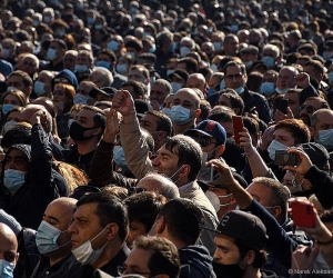 Yerevan Rally Demands Resignation of Pashinyan