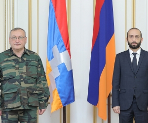Արարատ Միրզոյանը հանդիպել է Արցախի Ազգային ժողովի նախագահ Արթուր Թովմասյանին