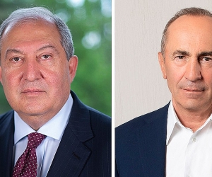 Նախագահ Արմեն Սարգսյանը հանդիպում է ունեցել Հայաստանի երկրորդ նախագահ Ռոբերտ Քոչարյանի հետ