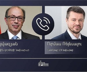 Արա Այվազյանը հեռախոսազրույց է ունեցել Էստոնիայի արտգործնախարարի հետ