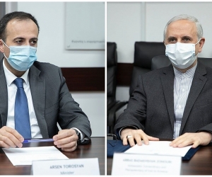 Արսեն Թորոսյանը հանդիպել է Իրանի դեսպանին