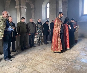 Արայիկ Հարությունյանը մասնակցել է Սուրբ Նահատակների հիշատակին մատուցված հոգեհանգստյան կարգին