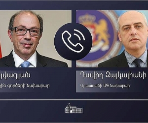 ԱԳ նախարար Արա Այվազյանի հեռախոսազրույց է ունեցել Վրաստանի ԱԳ նախարարի հետ