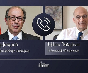 Armenian, Greek Foreign Ministers Discuss Bilateral Relations