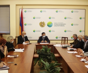 Նախարար Ռոմանոս Պետրոսյանը խորհրդակցություն է անցկացրել ջրային ոլորտի բարեփոխումների թեմայով