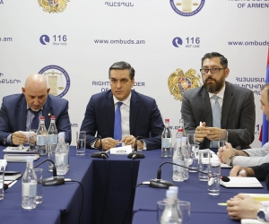Armenian Human Rights Defender Thanks Two Diasporan Lawyers for Assistance During Artsakh War