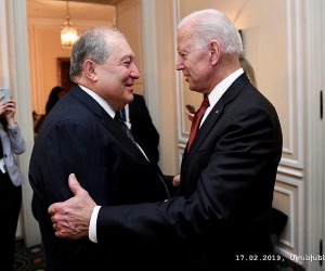 Armenian President Congratulates Joe Biden