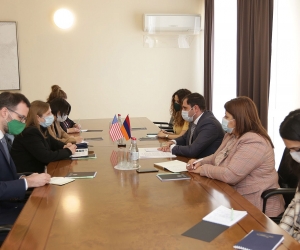 Նախարար Պապիկյանն ընդունել է ՀՀ–ում ԱՄՆ դեսպանին