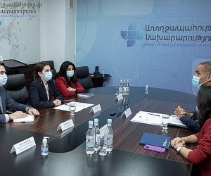 Առողջապահության նախարարը հանդիպել է Եվրոպայի խորհրդի երևանյան գրասենյակի ղեկավարի ժամանակավոր պաշտոնակատարին