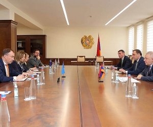 Պաշտպանության նախարարն ընդունել է ԵՄ հատուկ ներկայացուցչի գլխավորած պատվիրակությանը