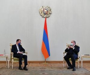 Արմեն Սարգսյանն ընդունել է Հվ․ Կովկասում և Վրաստանի ճգնաժամի հարցերով ԵՄ հատուկ ներկայացուցչին