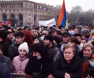 Митинг Никола Пашиняна на площади Республики 