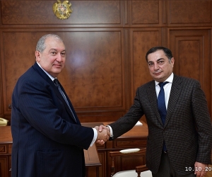 Արմեն Սարգսյանը հանդիպել է Վահրամ Բաղդասարյանին