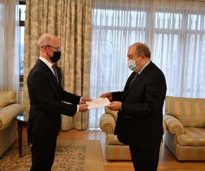 Արմեն Սարգսյանին հավատարմագրերն է հանձնել Հայաստանում Դանիայի Թագավորության նորանշանակ դեսպանը
