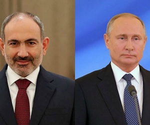 Վարչապետ Փաշինյանը հեռախոսազրույց է ունեցել Վլադիմիր Պուտինի հետ