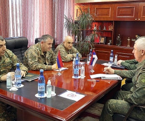 Գլխավոր շտաբի պետն ընդունել է ՌԴ խաղաղապահ զորախմբի հրամանատարին