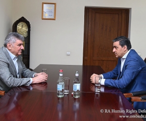 Armenian HRD, President of Russian-Armenian Union Meet