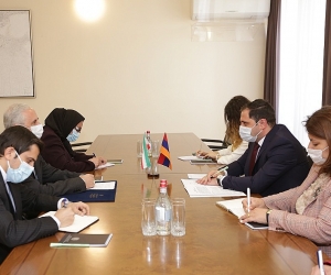Նախարար Պապիկյանն ընդունել է Հայաստանում Իրանի դեսպանին