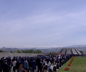 Live: Yerevan’s Tzitzernakaberd Genocide Memorial