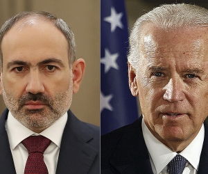 Armenian PM Pashinyan Thanks Biden for Genocide Recognition