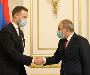 Никол Пашинян принял министра иностранных дел Литвы