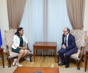 Արա Այվազյանը հանդիպել է Կենտրոնամերիկյան խորհրդարանի նախագահ Ֆաննի Կարոլինա Սալինաս Ֆերնանդեսին