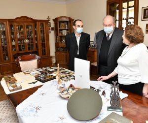 Նախագահ Սարգսյանն այցելել է Արցախի հերոս, գեներալ-մայոր Արկադի Տեր-Թադևոսյանի ընտանիքին