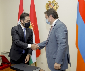 ԲՏԱ նախարարն ընդունել է Իրաքյան Քուրդիստանի փոխվարչապետին