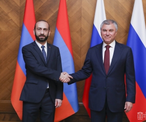 Արարատ Միրզոյանի գլխավորած պատվիրակությունը հանդիպեց Վյաչեսլավ Վոլոդինի հետ