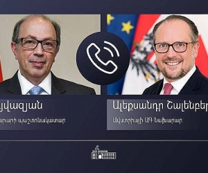 Արա Այվազյանը հեռախոսազրույց է ունեցել Ավստրիայի արտգործնախարարի հետ