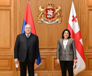 Արմեն Սարգսյանը Ազգային տոնի առթիվ շնորհավորական ուղերձ է հղել Վրաստանի նախագահին
