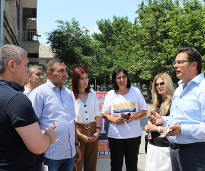 «Ազատ Հայրենիք» դաշինքի թիմն ընտրարշավ է իրականացրել Արարատ, Արտաշատ և Մասիս քաղաքներում