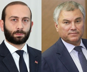 Տեղի է ունեցել ՌԴ ԴԺ Պետական դումայի նախագահ Վյաչեսլավ Վոլոդինի և ՀՀ ԱԺ նախագահ Արարատ Միրզոյանի հեռախոսազրույցը