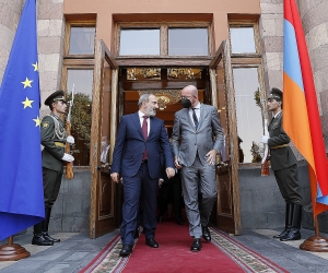 Ն. Փաշինյանը և Շ․ Միշելը հանդես են եկել բանակցությունների արդյունքներն ամփոփող հայտարարություններով