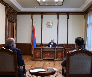 Արմեն Սարգսյանը «Հայաստան» հիմնադրամի տնօրենի հետ քննարկել է Արցախում և Սյունիքում ծրագրերի ընթացքը
