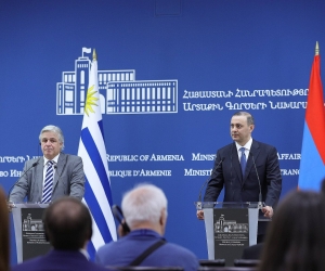 Armenia, Uruguay FMs Meet in Yerevan; Discuss Strengthening Relations