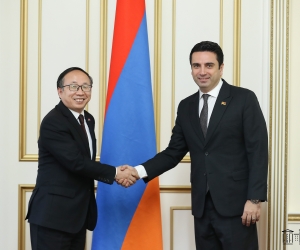 Armenian Parliament Speaker Receives China Ambassador