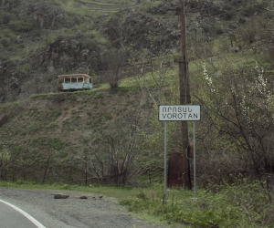 Azerbaijani Soldiers Block Goris-Kapan Highway in Armenia