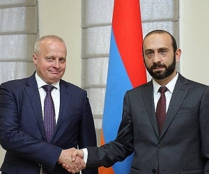 Արարատ Միրզոյանը հանդիպել է  Հայաստանում ՌԴ դեսպան Սերգեյ Կոպիրկինի հետ