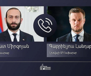 Արարատ Միրզոյանը հեռախոսազրույց է ունեցել Լիտվայի արտգործնախարարի հետ