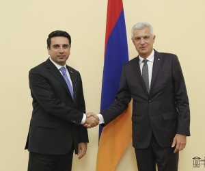 ԱԺ նախագահն ընդունել է Սլովակիայի արտաքին և եվրոպական գործերի նախարարի գլխավորած պատվիրակությանը