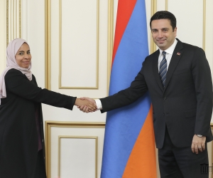 Ալեն Սիմոնյանն ընդունել է ԱՄԷ ժամանակավոր հավատարմատարին