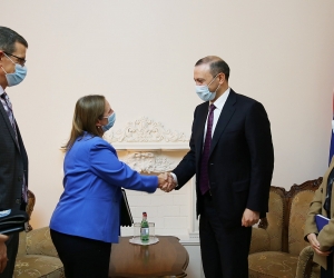 Armenian Security Council Head, U.S. Ambassador Discuss Border Situation