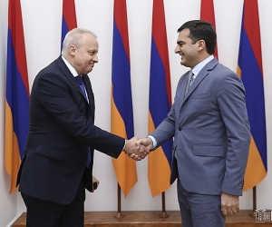 Հակոբ Արշակյանն ընդունել է ՀՀ-ում ՌԴ դեսպան Սերգեյ Կոպիրկինին