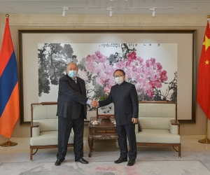 Armenian President Marks China's National Day; Calls for Greater Technological Cooperation