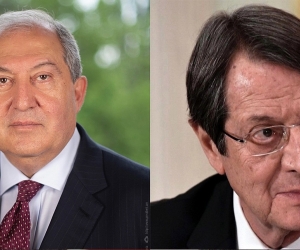 Armenian President Congratulates Cypriot President on Independence Day