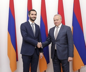 ԱԺ փոխնախագահ Ռուբեն Ռուբինյանն ընդունել է Հայաստանում ՌԴ դեսպան Սերգեյ Կոպիրկինին