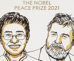 Главный редактор «Новой газеты» Дмитрий Муратов и филиппинская журналистка Мария Ресса стали лауреатами Нобелевской премии мира