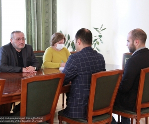 Արցախի ԱԺ նախագահ Արթուր Թովմասյանը ընդունել է իրավապաշտպան Արտակ Զեյնալյանին