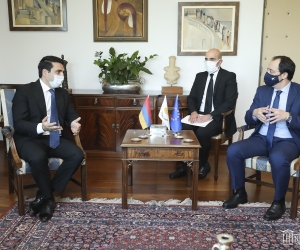 Armenian Parliament Speaker, Cypriot Foreign Minister Meet in Nicosia
